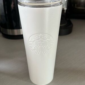 Starbucks White Tumbler
